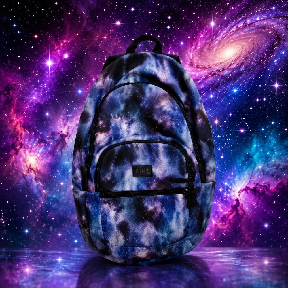 Vans GALAXY Print Backpack Schooler Organizer Adjustable Book Bag Off The Wall